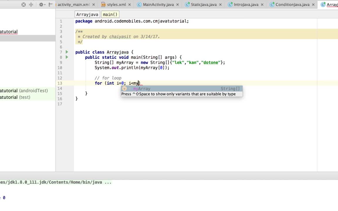 Java Programming  22#  Array