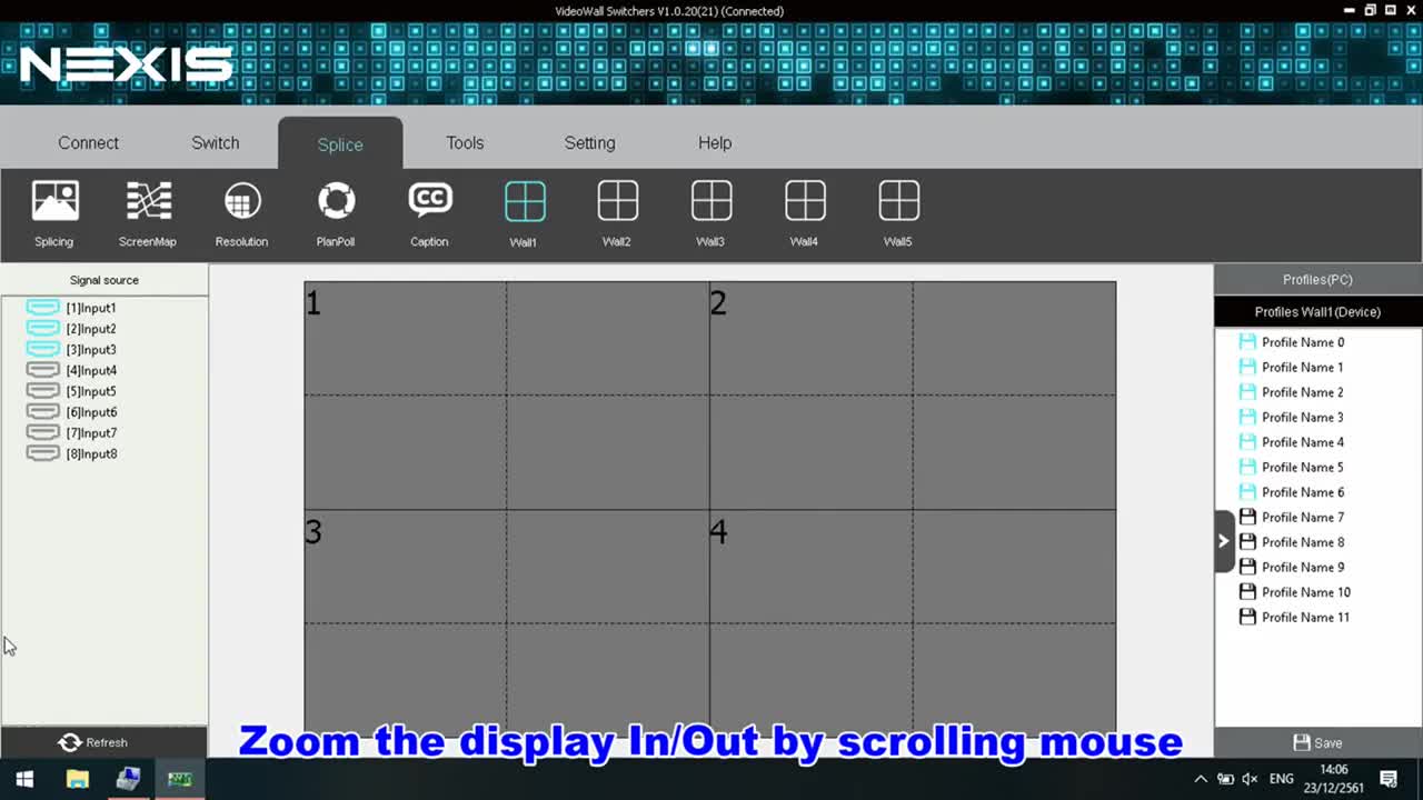 How to mapping output to the display and switch video signal by drag & drop Part 2