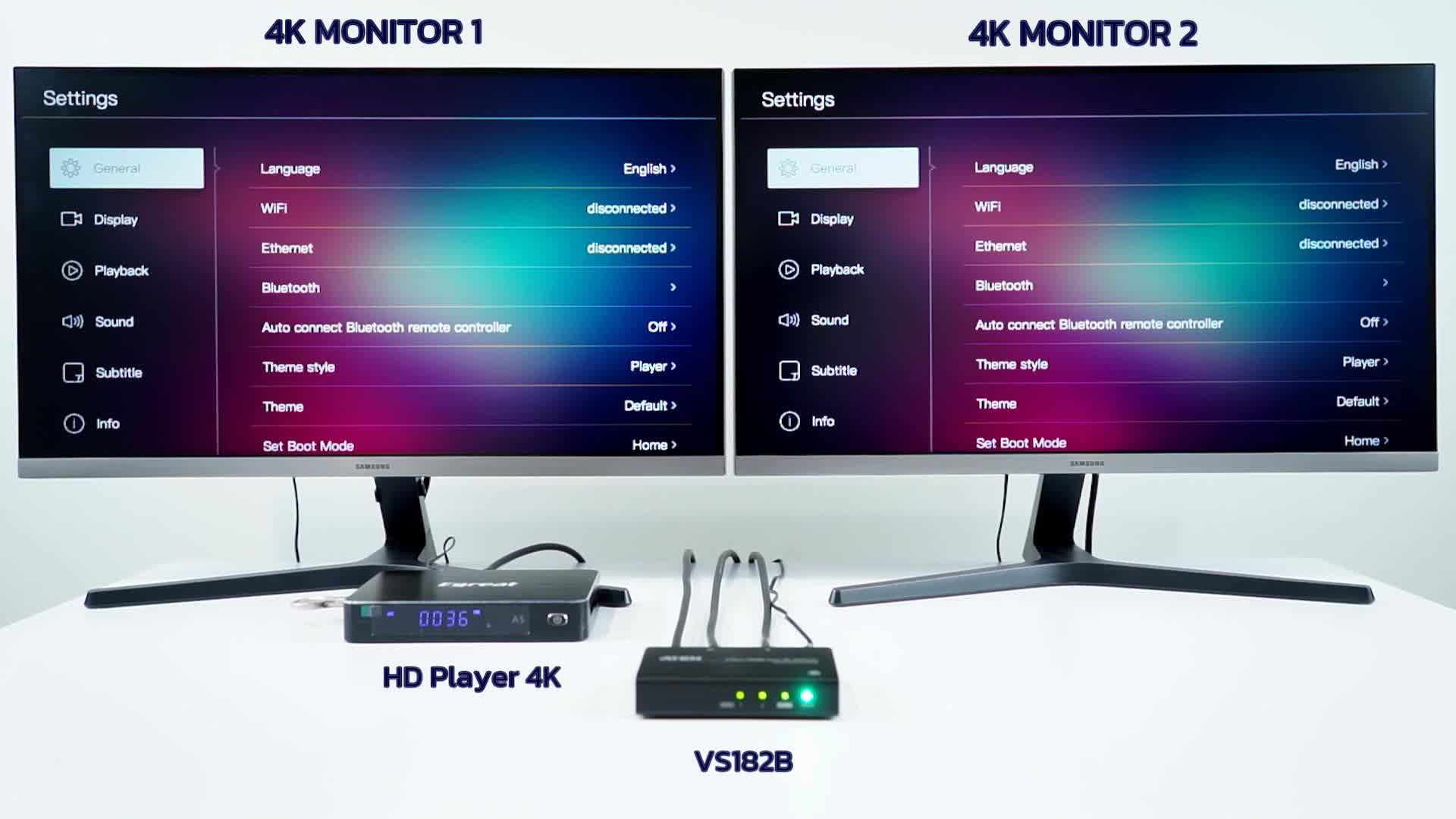 VS182B ผลทดสอบคุณภาพที่ความละเอียด 4K@60Hz