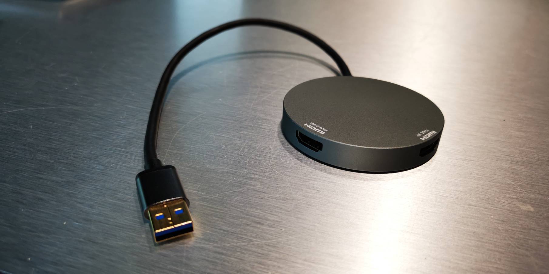 UH2K(4K) ตัวแปลง USB 3.0 เป็น HDMI Output แบบ 2 Output