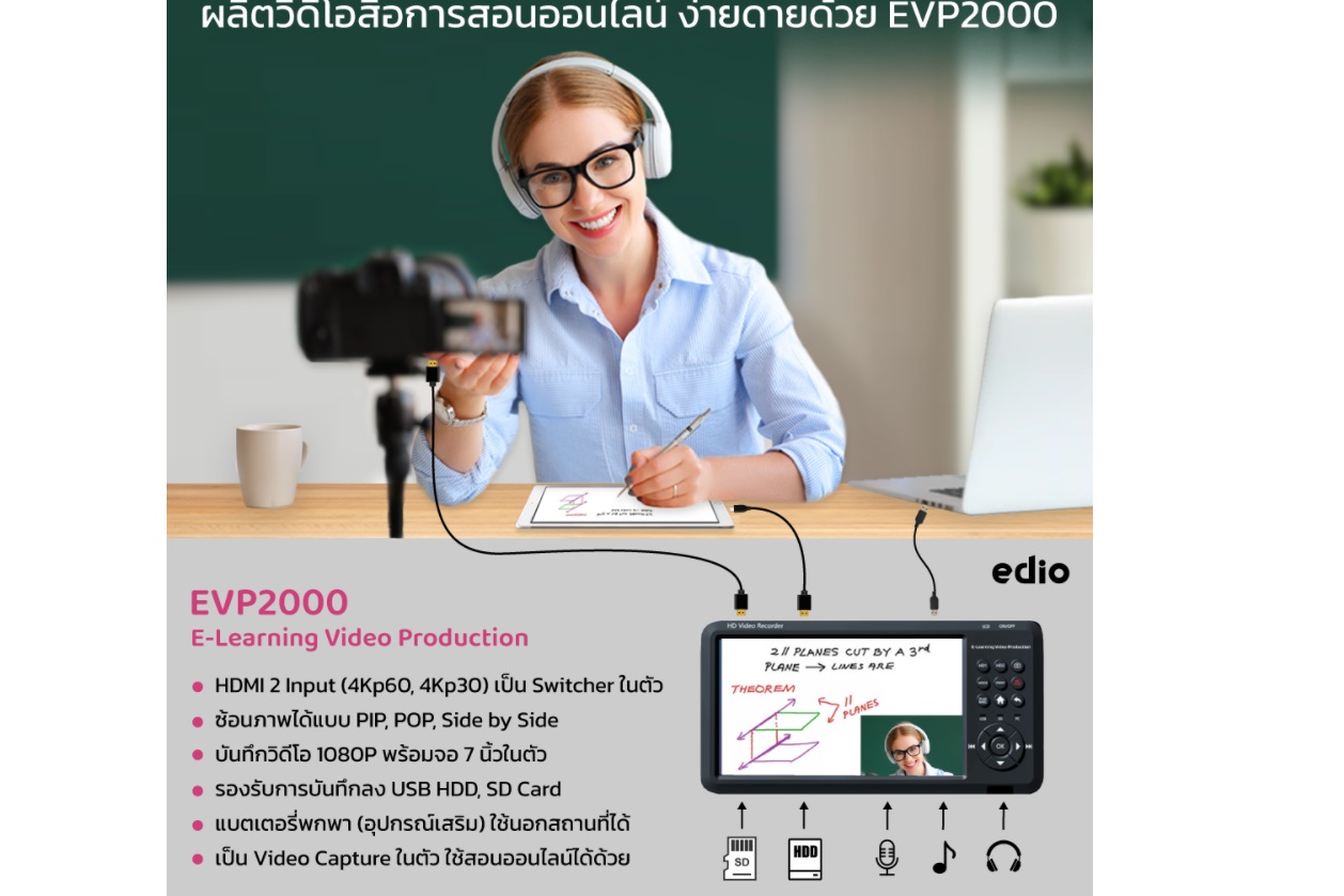 รีวิวการทำงาน EVP2000