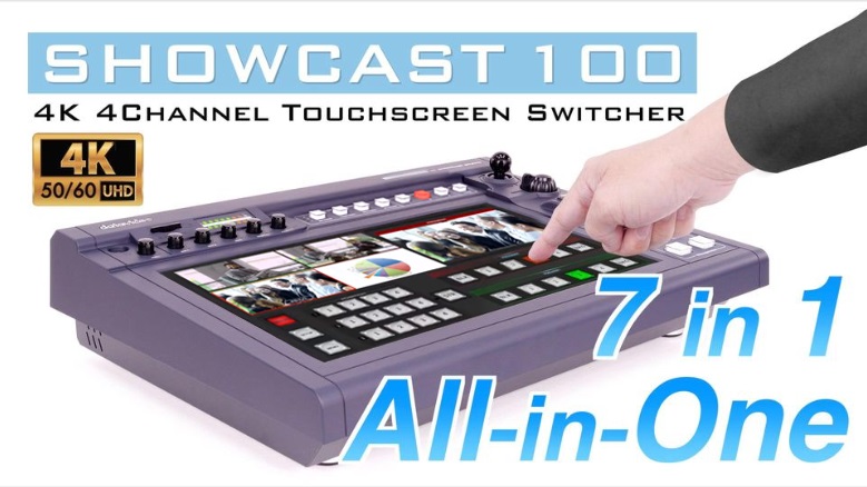 Showcast 100 4K All-in-one Production Studio - Datavideo