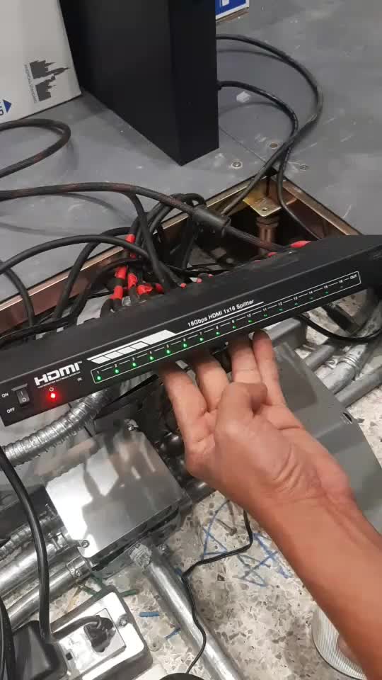 HSP116E ไฟกระพริบภาพไม่ออก