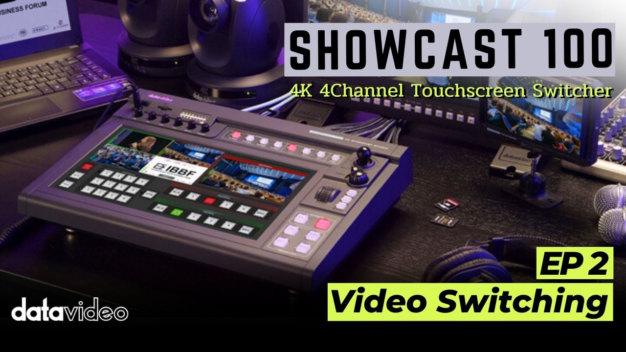 EP 2 : VIdeo Switching | Showcast 100 4K All-in-one 4CH Touchscreen Switcher