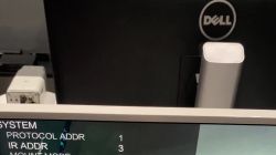 PTZ312,PTZ320,PTZ520,PTZ822AT : วิธีการเปลี่ยน IR ADDR ของรีโมทคอนโทรลกล้อง