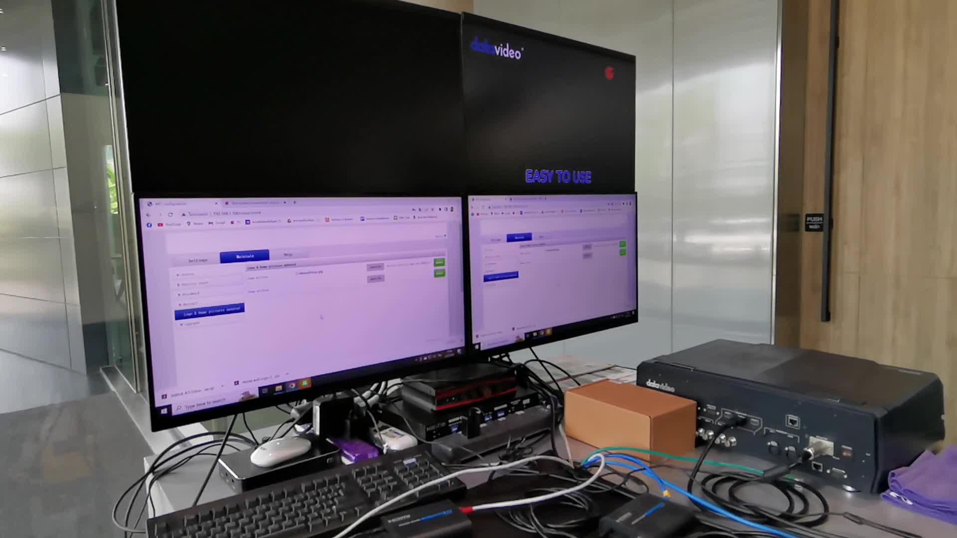 ผลทดสอบ ขยาย Console KVM รุ่น CS1798 ด้วย LKV373KVM ผ่านระบบ Network Switch