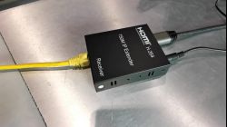 ET150 แปลงผ่าน LAN ด้วย Mediaconverter (แปลง LAN เป็น Fiber) แบบ Multi mode รับส่งภาพเสียงได้ปกติ