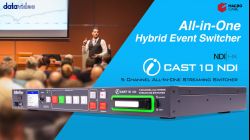 iCAST 10NDI : 5-CH All-in-one Streaming Switcher Recorder | Datavideo