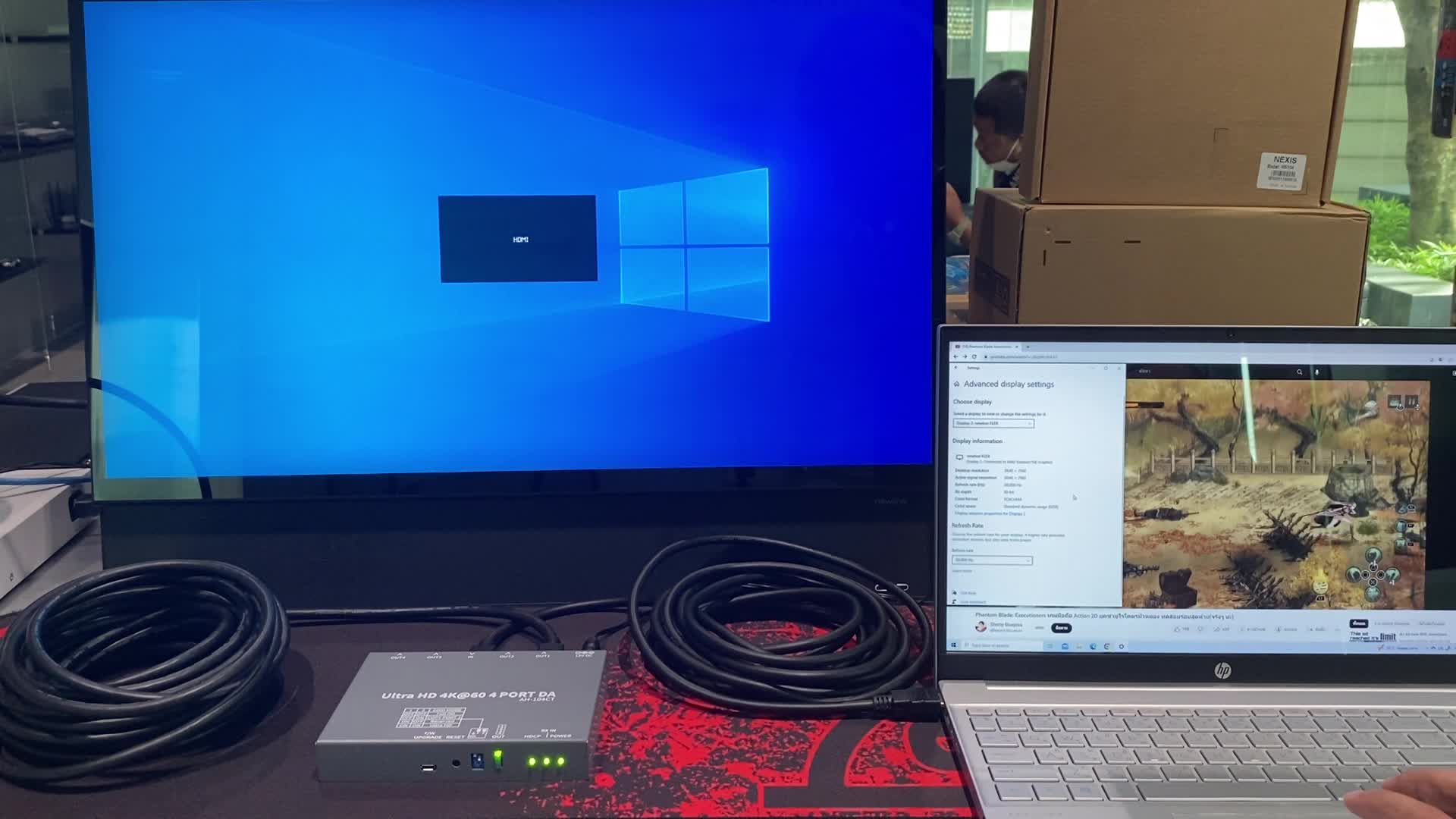 MS104 : ทดสอบระยะสาย HDMI ที่ความละเอียด 4K@60Hz