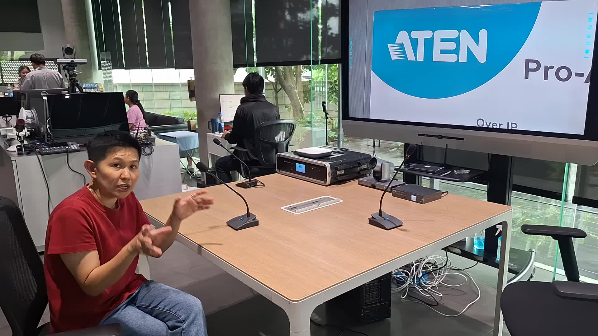 VK1200 With ( RS232 ) Mic ITC-TS0300M ( PTZ822AT Freeze )