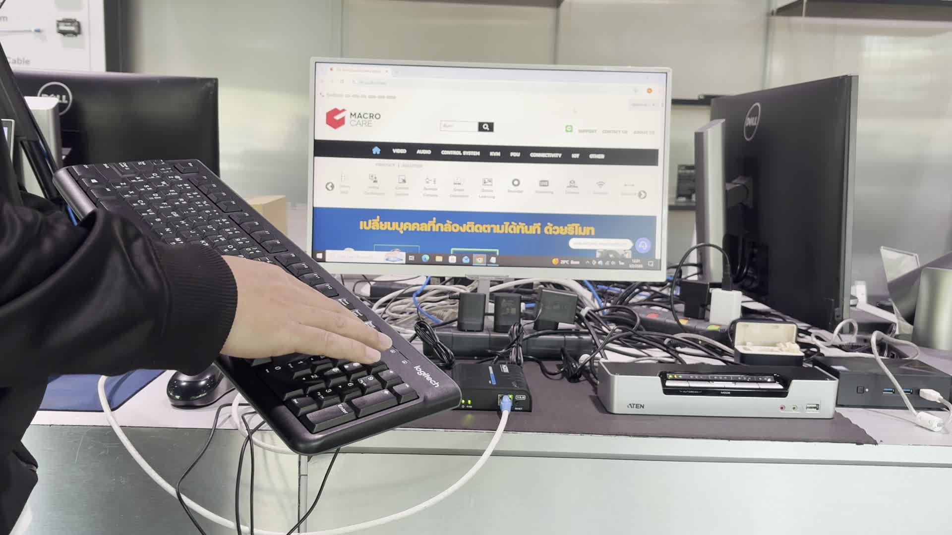 CS1794+LK-H120M : ทดสอบขยายคอนโทรลของ KVM