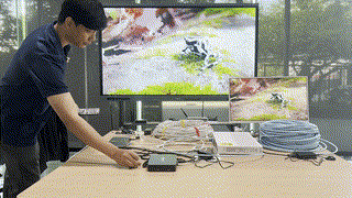 LH-108EB : ทดสอบต่อเข้า switch hub(cisco) ใช้งานได้ปกติ