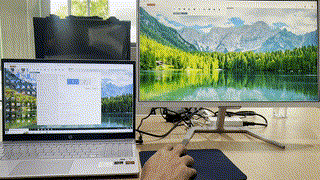 CN9950 : ควบคุม PC 1 เครื่อง แบบหน้าจอ Extend these displays
